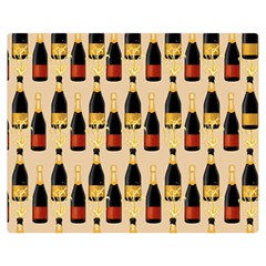 Champagne For The Holiday Double Sided Flano Blanket (medium)  by SychEva