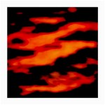 Red  Waves Abstract Series No13 Medium Glasses Cloth (2 Sides) Front