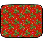 Christmas Trees Fleece Blanket (Mini) 35 x27  Blanket