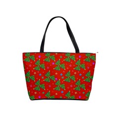 Christmas Trees Classic Shoulder Handbag by SychEva