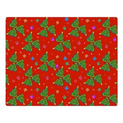 Christmas Trees Double Sided Flano Blanket (large)  by SychEva