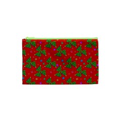 Christmas Trees Cosmetic Bag (xs) by SychEva