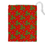 Christmas Trees Drawstring Pouch (5XL) Front