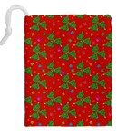 Christmas Trees Drawstring Pouch (5XL) Back