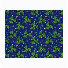 Christmas Trees Small Glasses Cloth by SychEva