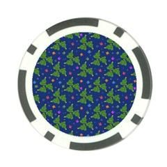 Christmas Trees Poker Chip Card Guard by SychEva