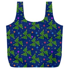 Christmas Trees Full Print Recycle Bag (xxl) by SychEva