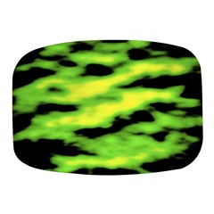 Green  Waves Abstract Series No12 Mini Square Pill Box