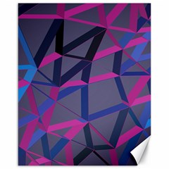 3d Lovely Geo Lines Canvas 16  X 20 