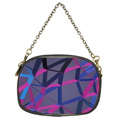 3d Lovely Geo Lines Chain Purse (two Sides) by Uniqued