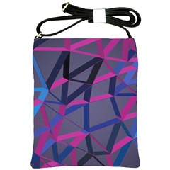 3d Lovely Geo Lines Shoulder Sling Bag