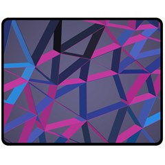 3d Lovely Geo Lines Fleece Blanket (medium) 