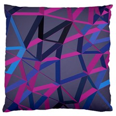 3d Lovely Geo Lines Standard Flano Cushion Case (one Side) by Uniqued