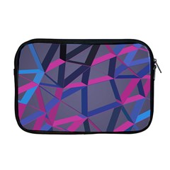 3d Lovely Geo Lines Apple Macbook Pro 17  Zipper Case by Uniqued