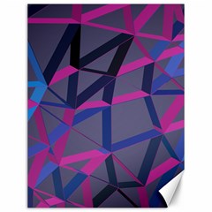 3d Lovely Geo Lines Canvas 12  X 16  by Uniqued