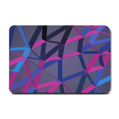 3d Lovely Geo Lines Small Doormat  by Uniqued