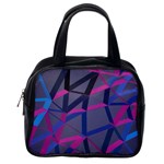 3d Lovely Geo Lines Classic Handbag (Two Sides) Back