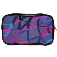 3d Lovely Geo Lines Toiletries Bag (two Sides) by Uniqued