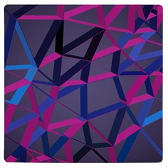 3d Lovely Geo Lines Uv Print Square Tile Coaster  by Uniqued