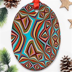 Digitalart Oval Ornament (two Sides) by Sparkle