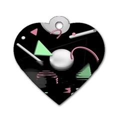 Digitalart Dog Tag Heart (two Sides)