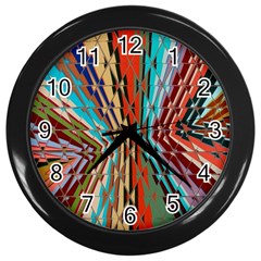 Digital Illusion Wall Clock (black) by Sparkle