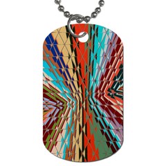 Digital Illusion Dog Tag (one Side) by Sparkle