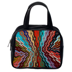 Digital Illusion Classic Handbag (one Side) by Sparkle