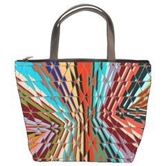 Digital Illusion Bucket Bag by Sparkle