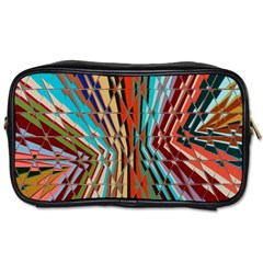 Digital Illusion Toiletries Bag (two Sides) by Sparkle