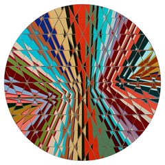 Digital Illusion Round Trivet