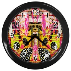 Digital Illusion Wall Clock (black) by Sparkle