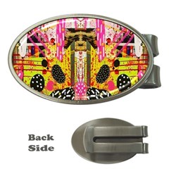 Digital Illusion Money Clips (oval)  by Sparkle