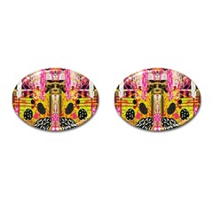 Digital Illusion Cufflinks (oval) by Sparkle