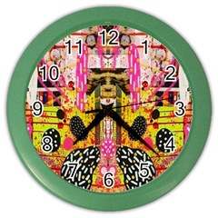 Digital Illusion Color Wall Clock by Sparkle