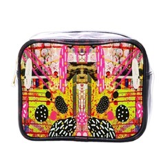 Digital Illusion Mini Toiletries Bag (one Side) by Sparkle