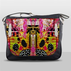 Digital Illusion Messenger Bag by Sparkle