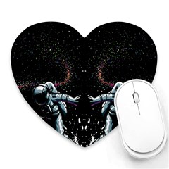 Digital Illusion Heart Mousepads by Sparkle