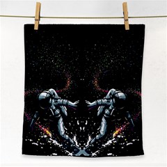 Digital Illusion Face Towel by Sparkle