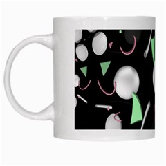 Digital Illusion White Mugs by Sparkle