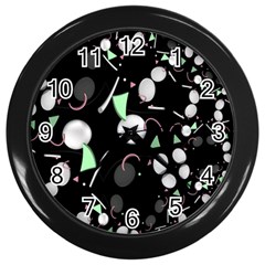 Digital Illusion Wall Clock (black) by Sparkle