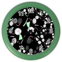 Digital Illusion Color Wall Clock by Sparkle