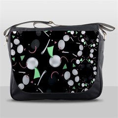 Digital Illusion Messenger Bag by Sparkle