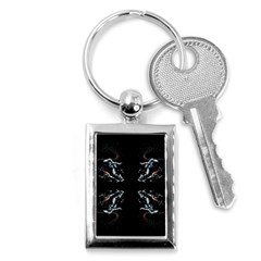 Digital Illusion Key Chain (rectangle) by Sparkle