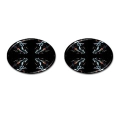 Digital Illusion Cufflinks (oval) by Sparkle