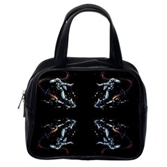 Digital Illusion Classic Handbag (one Side) by Sparkle