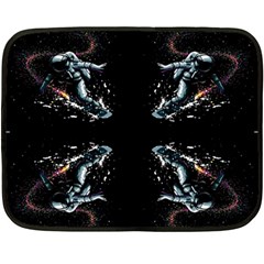 Digital Illusion Fleece Blanket (mini) by Sparkle