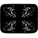 Digital Illusion Double Sided Fleece Blanket (Mini)  35 x27  Blanket Back