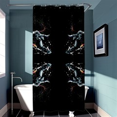 Digital Illusion Shower Curtain 36  X 72  (stall)  by Sparkle