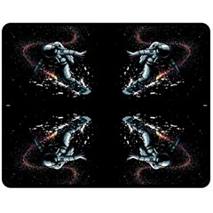 Digital Illusion Double Sided Fleece Blanket (medium)  by Sparkle